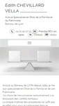 Mobile Screenshot of chevillardvella-avocat.com