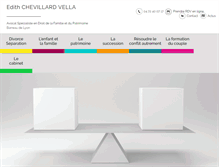 Tablet Screenshot of chevillardvella-avocat.com